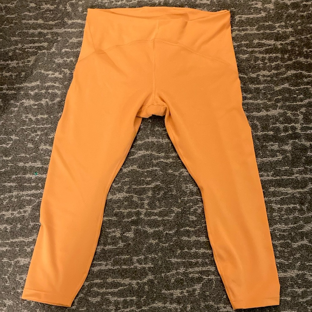 Lululemon Athletica mustard Orange Leggings
